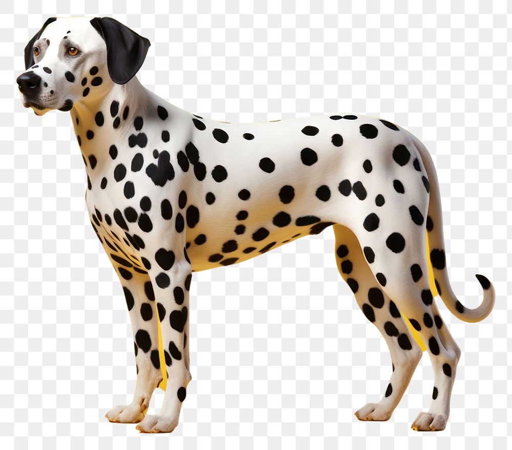 PNG Dalmatian animal mammal pet transparent background