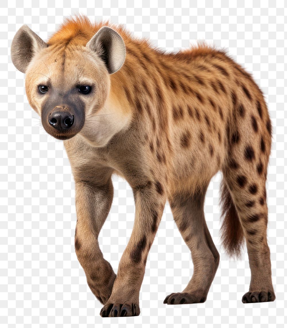 PNG Hyena wildlife mammal animal