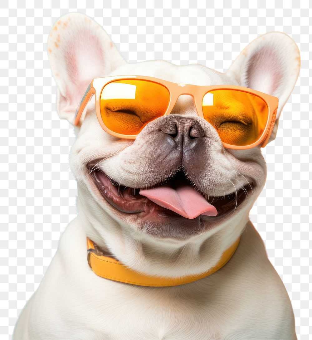 PNG Sunglasses dog bulldog animal