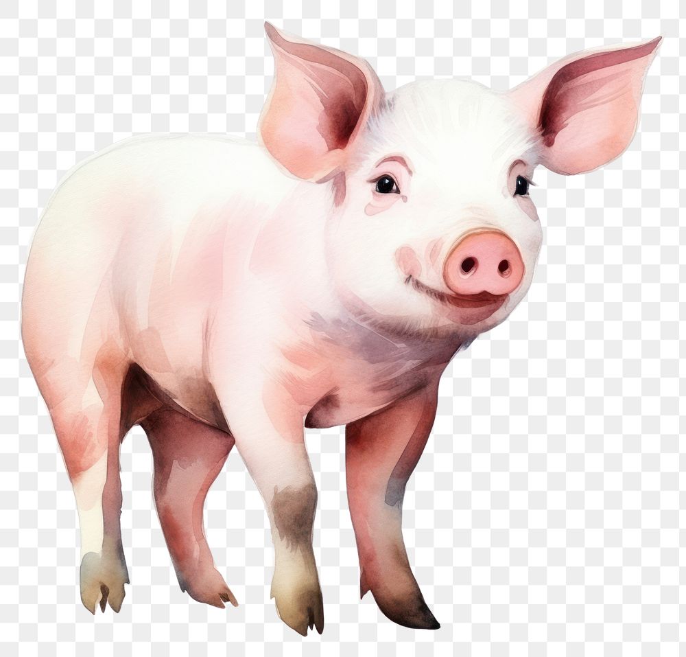 PNG Pig mammal animal boar transparent background