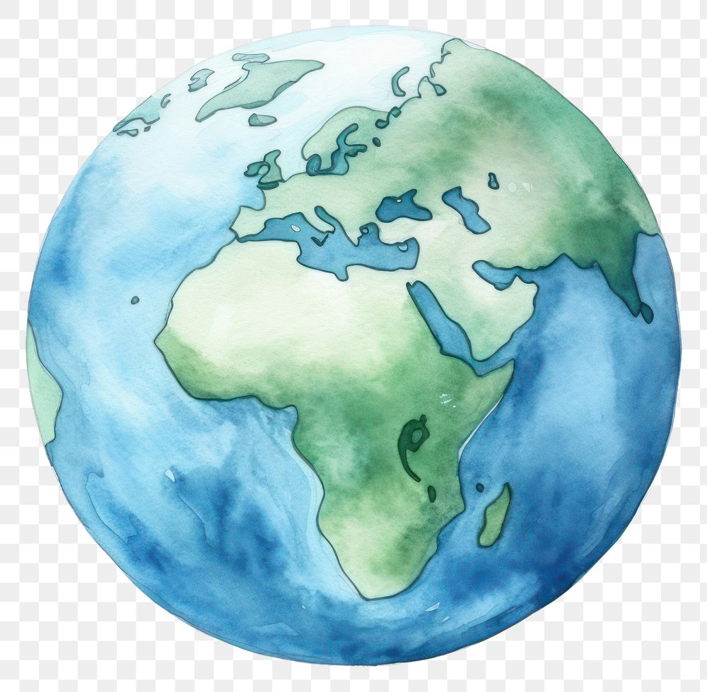 PNG Earth sphere planet globe transparent background