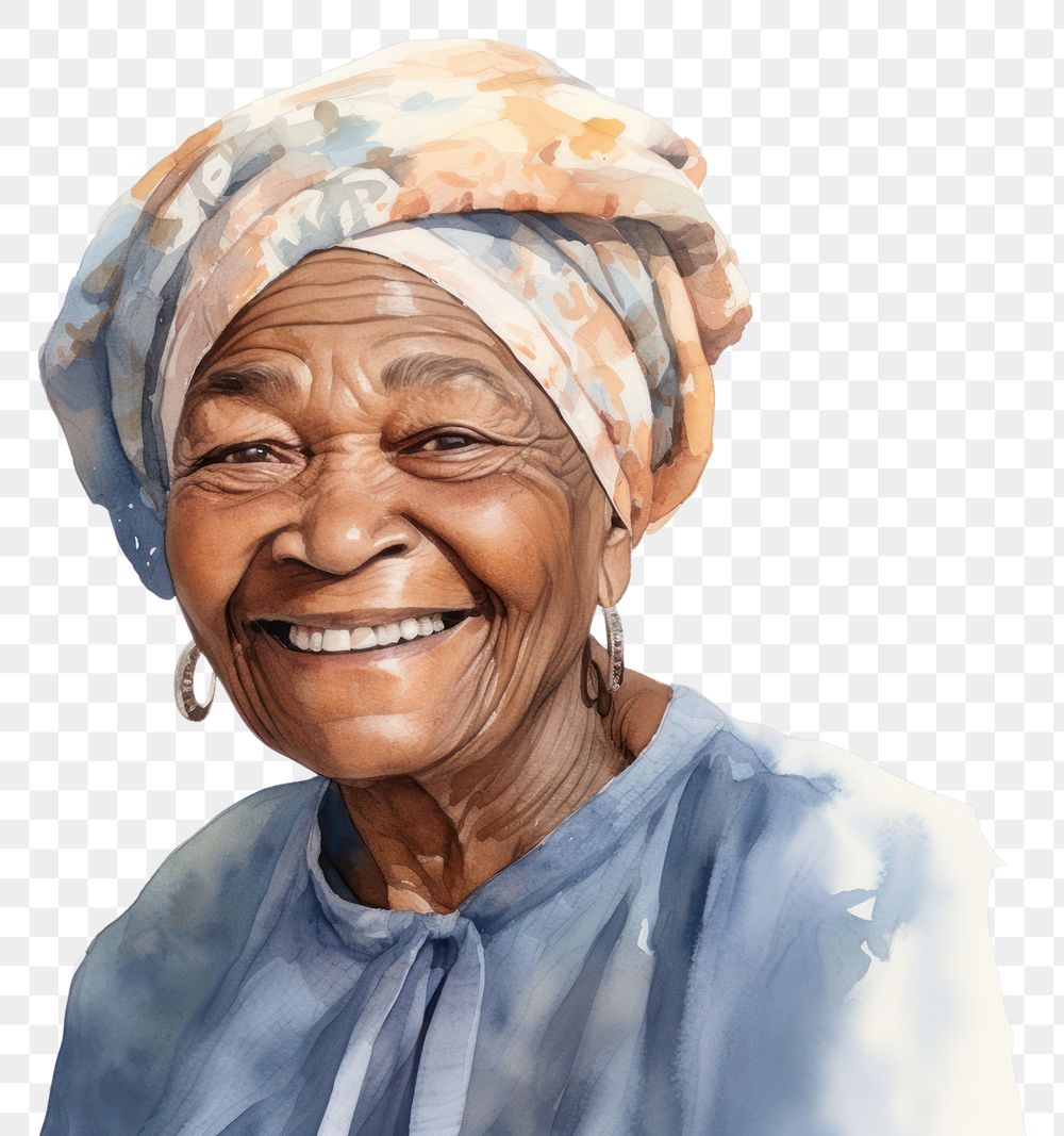PNG Portrait adult smile grandparent. AI generated Image by rawpixel.