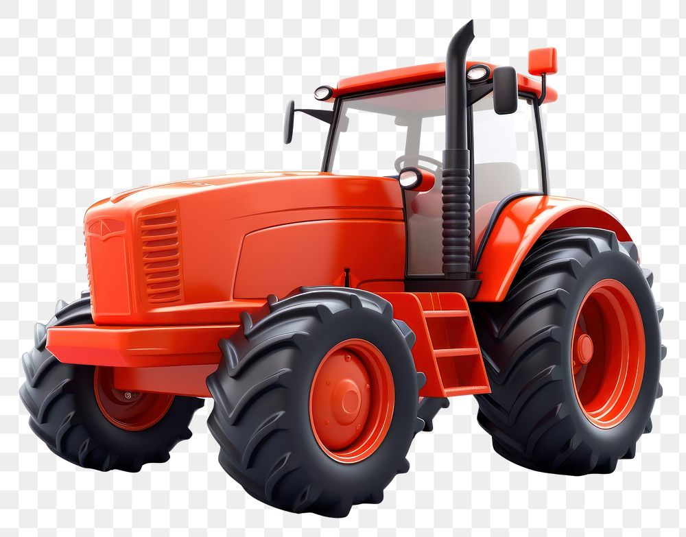 PNG Tractor vehicle transportation agriculture. AI generated Image by rawpixel.
