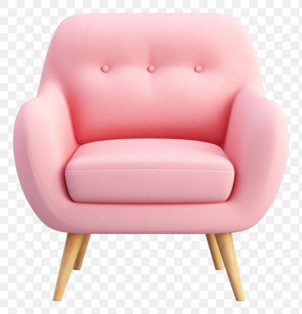 PNG Furniture armchair white background comfortable. AI generated Image by rawpixel.