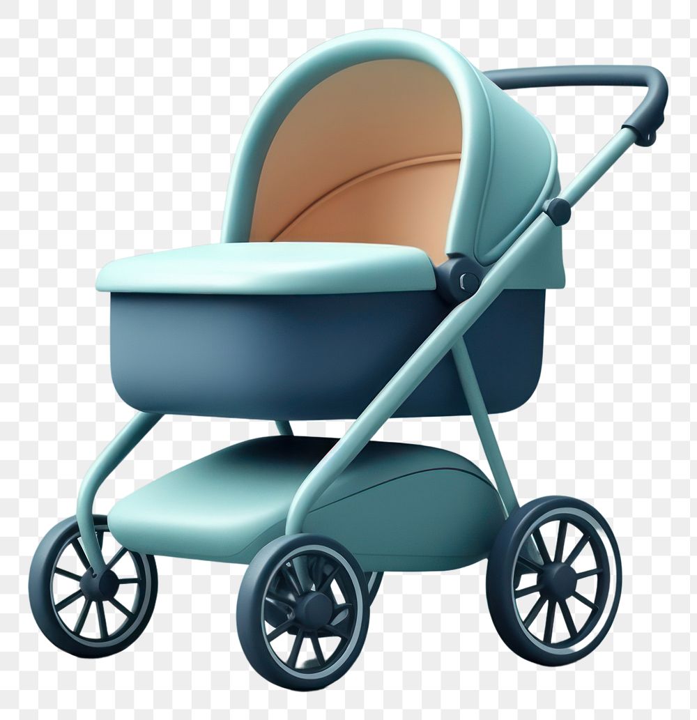 PNG Stroller wheel baby stroller wheelbarrow. AI generated Image by rawpixel.