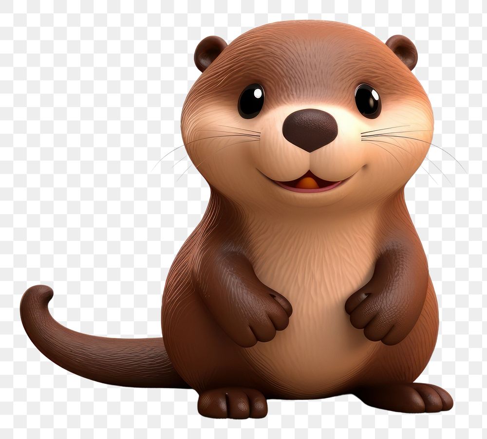 PNG Mammal animal rodent otter. AI generated Image by rawpixel.