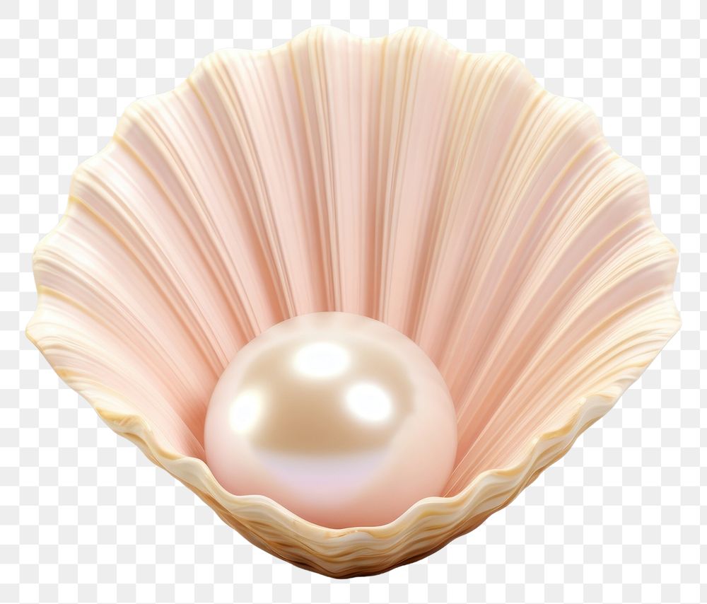 PNG Sea shell pearl seashell jewelry. AI generated Image by rawpixel.