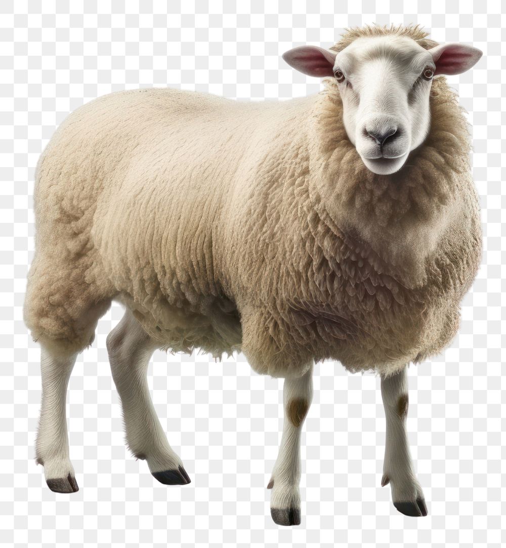 PNG Livestock animal mammal sheep. AI generated Image by rawpixel.
