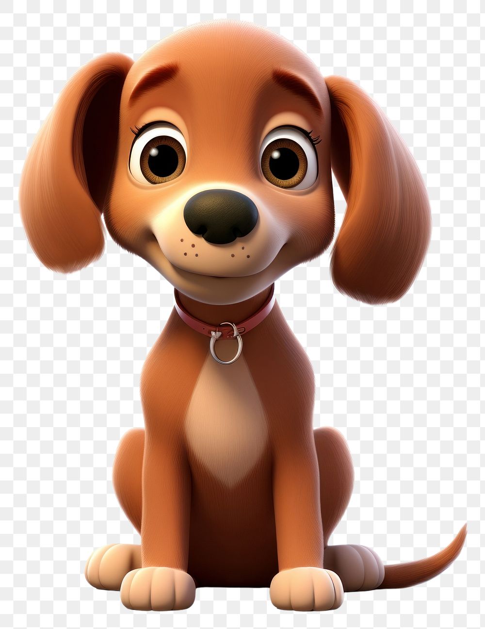 PNG Cartoon animal mammal puppy. AI generated Image by rawpixel.