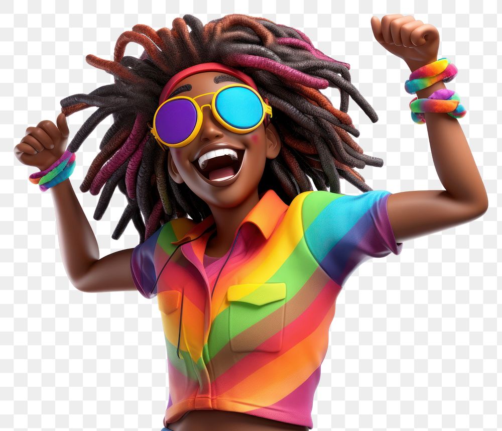 PNG Dancing cartoon face white background