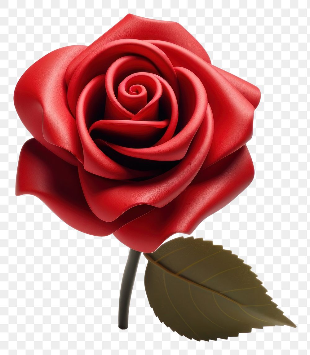 PNG Rose flower plant red. AI generated Image by rawpixel.