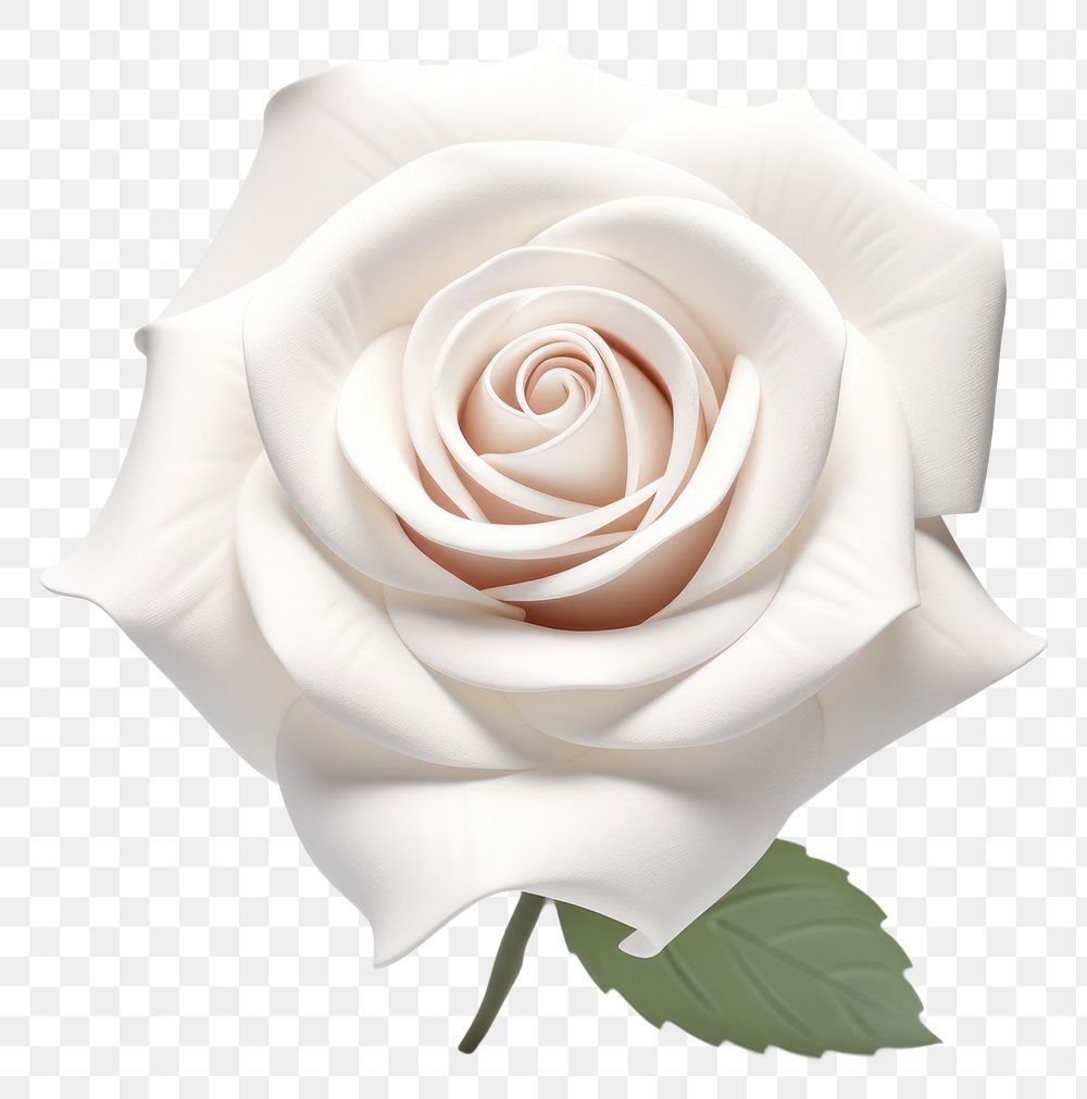 PNG Rose flower plant white. 