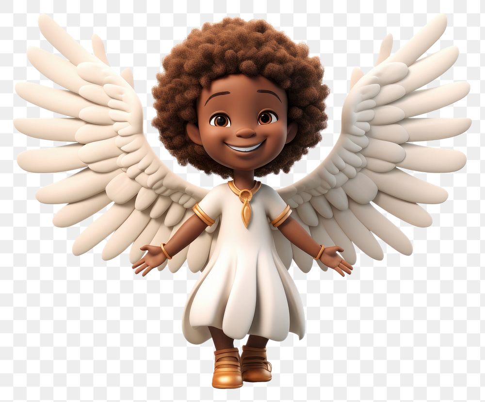 PNG Angel white cute toy. AI generated Image by rawpixel.