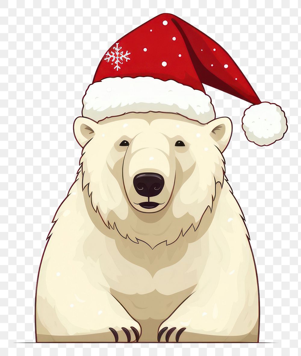 PNG Mammal animal winter bear. AI generated Image by rawpixel.