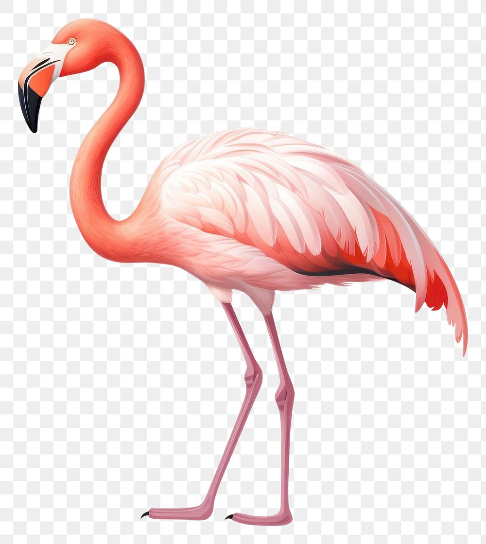 PNG Flamingo animal bird transparent background