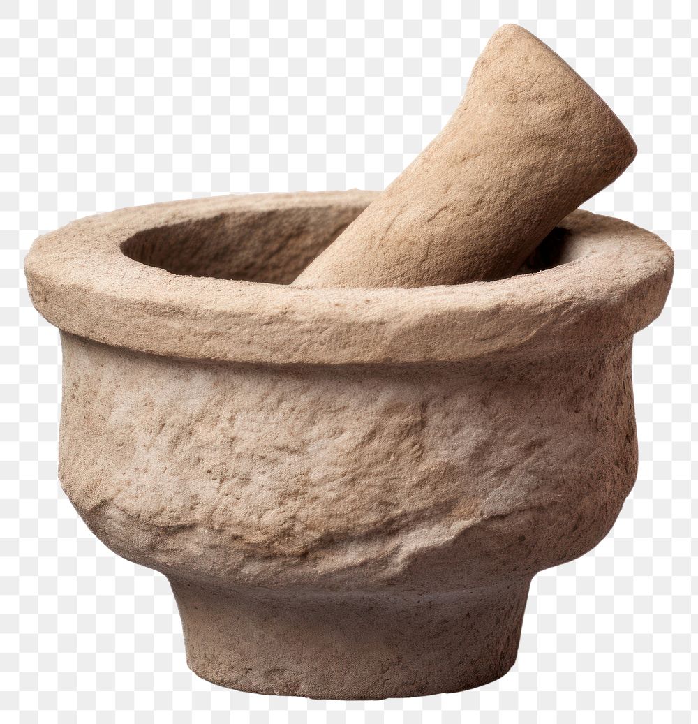 PNG Mortar white background earthenware terracotta. AI generated Image by rawpixel.