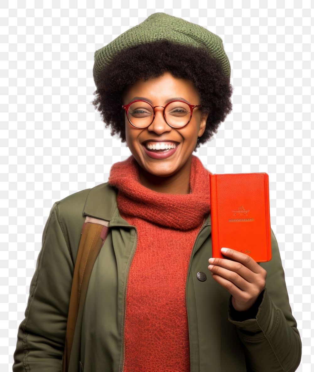 PNG Passport smiling adult smile. AI generated Image by rawpixel.