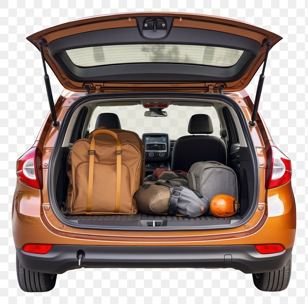 PNG Car vehicle luggage open. AI generated Image by rawpixel.