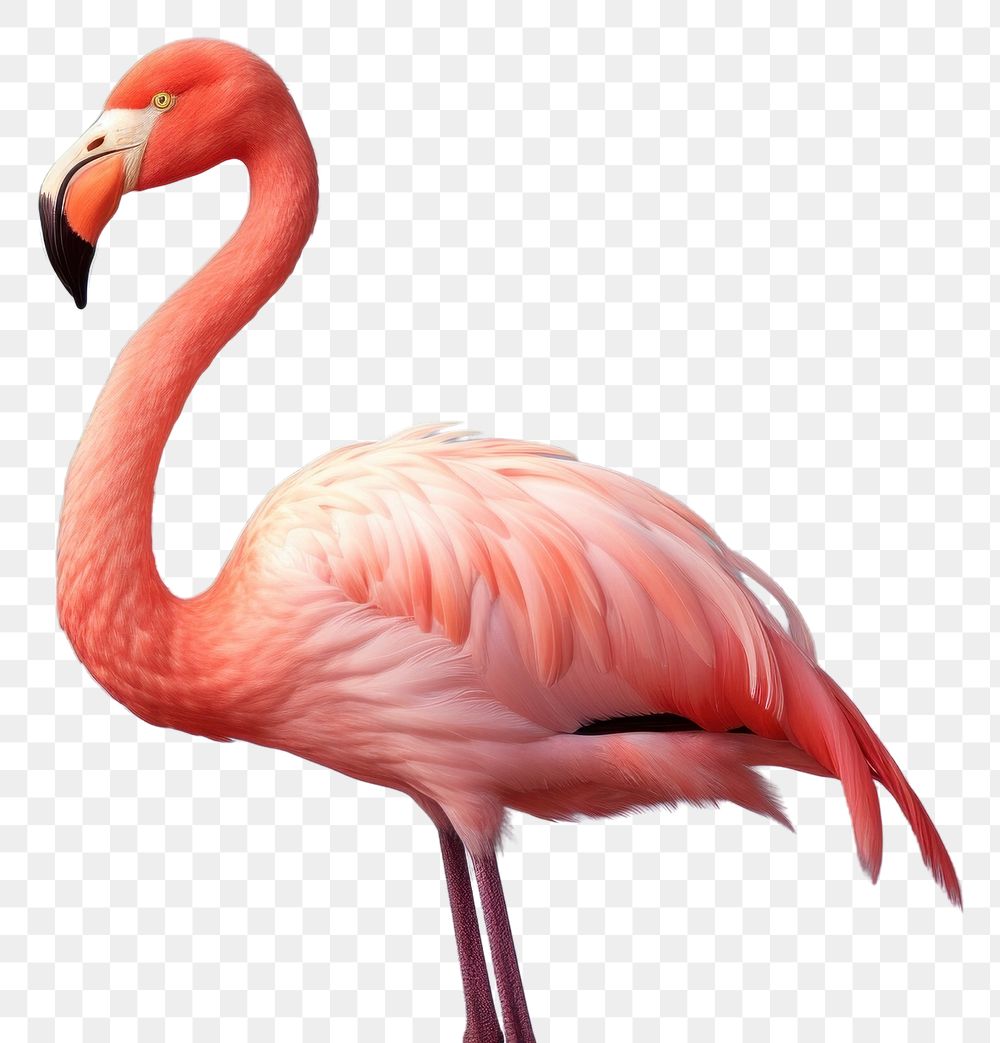 PNG Flamingo animal beak bird transparent background