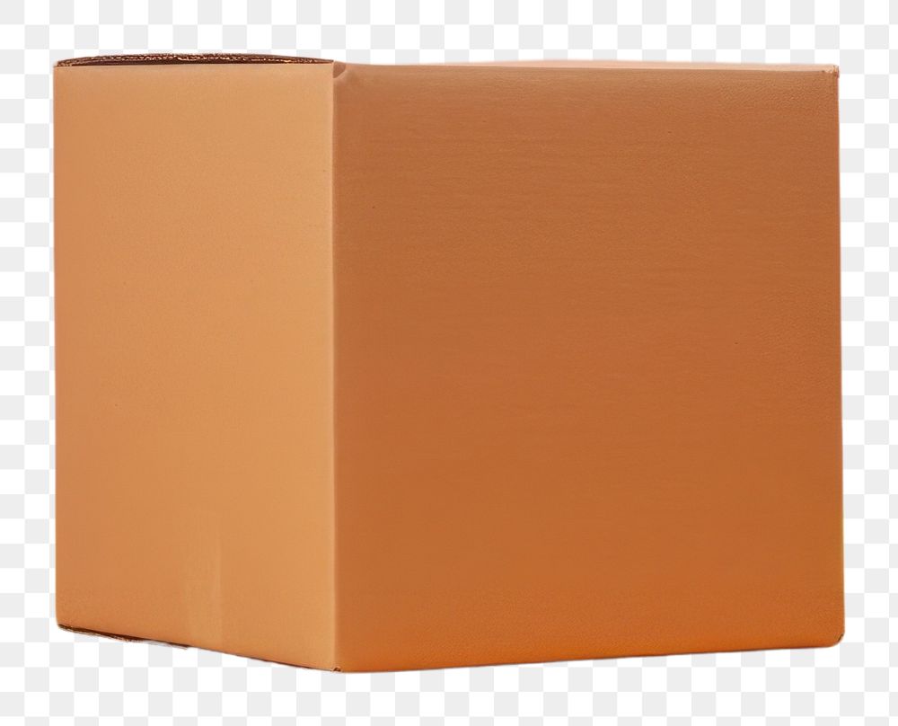 PNG Cardboard box carton simplicity transparent background