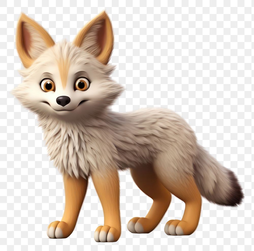 PNG Cartoon mammal animal fox. AI generated Image by rawpixel.