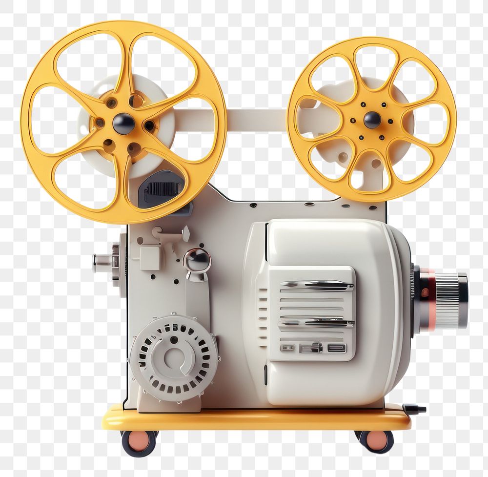 PNG Projector machine wheel white background