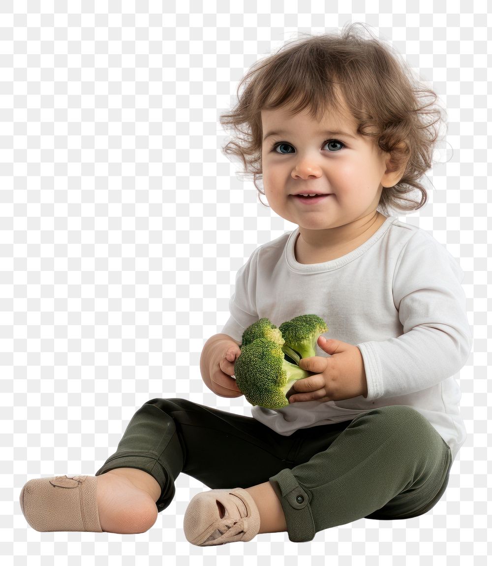 PNG  Vegetable portrait eating child. AI generated Image by rawpixel.