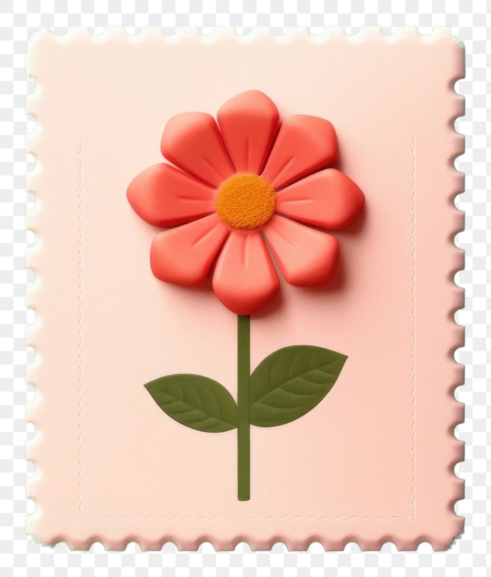PNG Postage stamp icon flower dessert petal. AI generated Image by rawpixel.