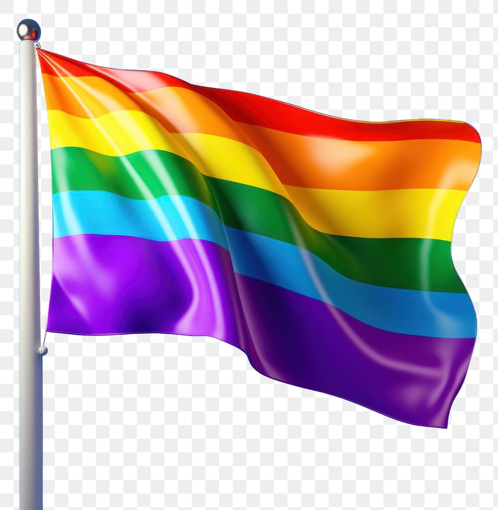 PNG Flag rainbow celebration patriotism. AI generated Image by rawpixel.