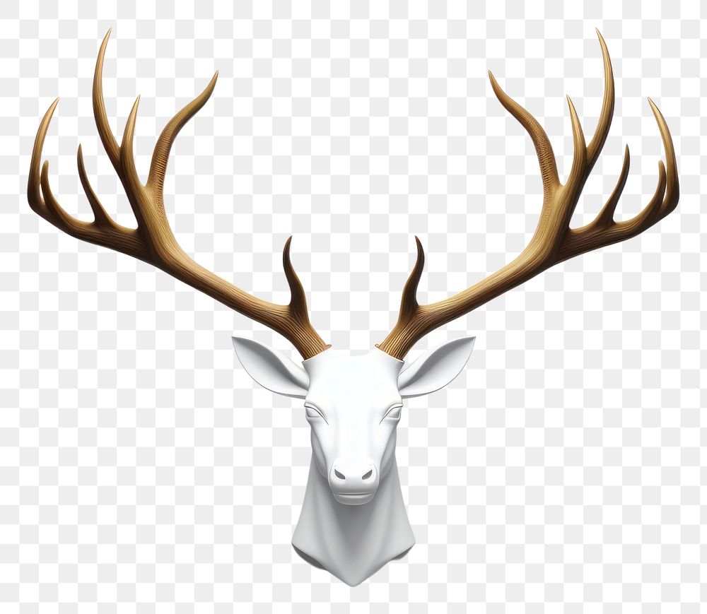 PNG Antler wildlife animal mammal. AI generated Image by rawpixel.