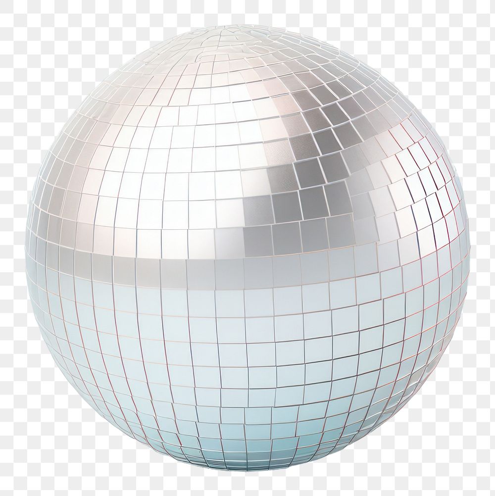 PNG Sphere technology disco ball pattern. 