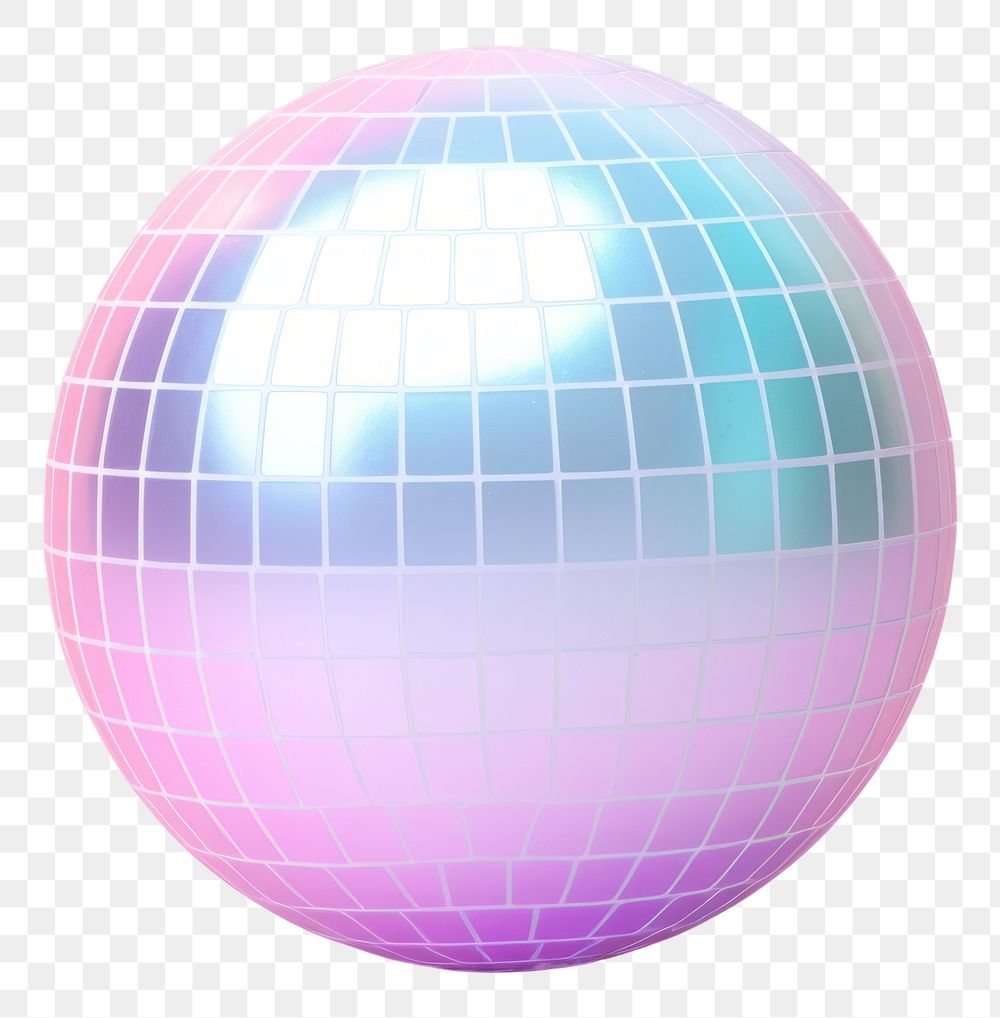 PNG Sphere disco toy white background. AI generated Image by rawpixel.