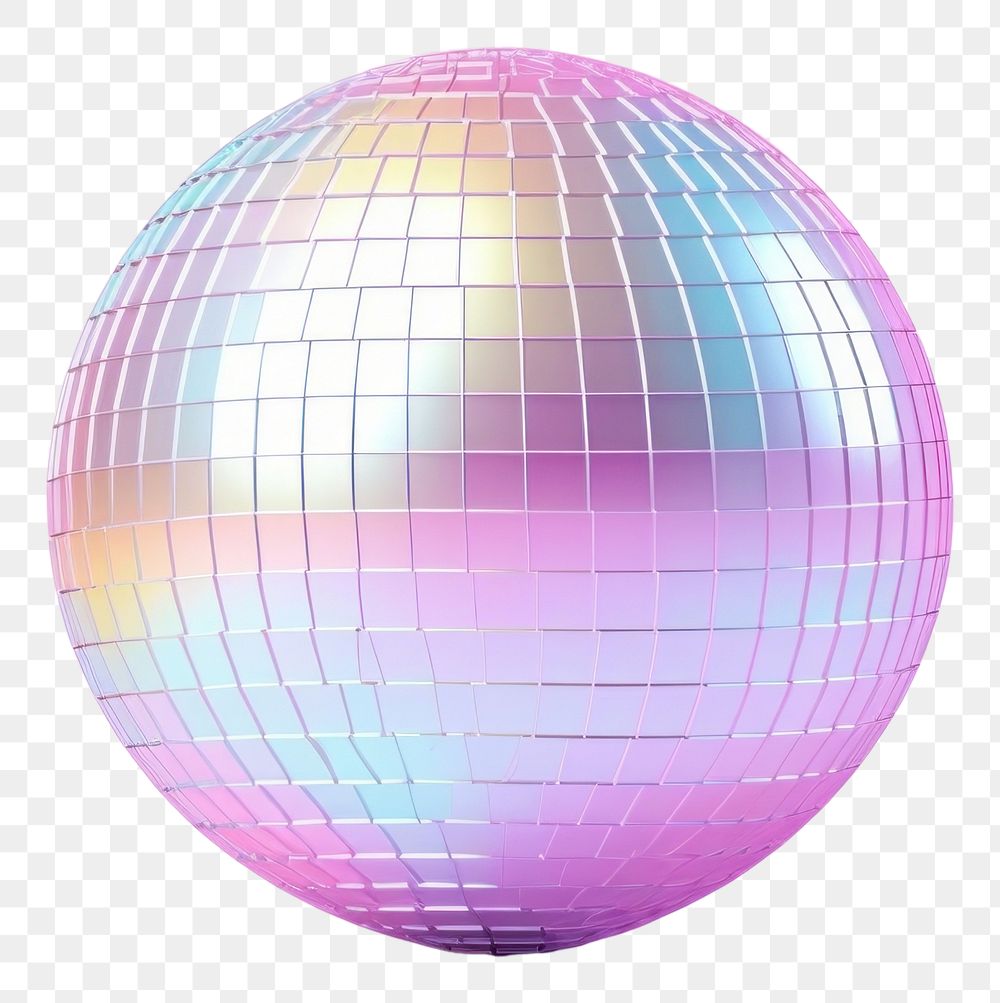 PNG Sphere disco white background celebration. AI generated Image by rawpixel.