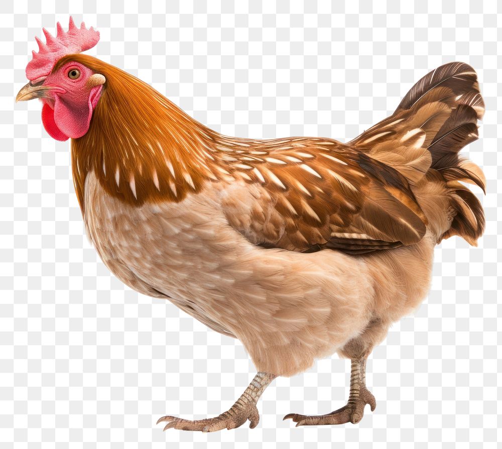 PNG Chicken poultry animal bird. AI generated Image by rawpixel.