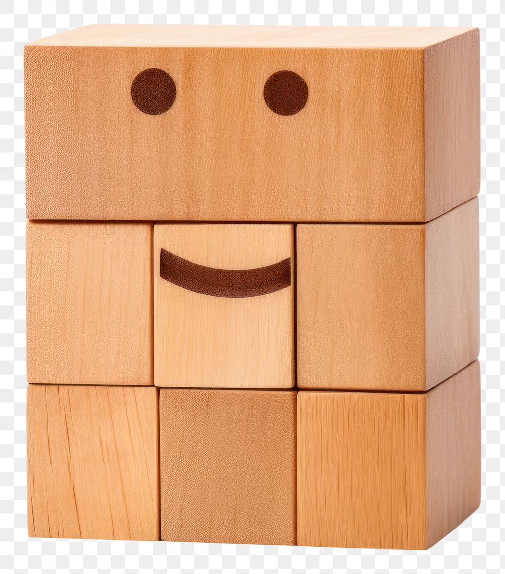 PNG Wooden toy block box white background. AI generated Image by rawpixel.
