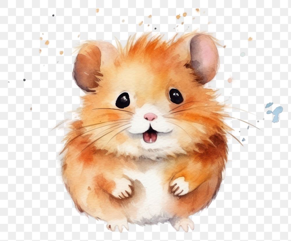 PNG Hamster rat mammal rodent. AI generated Image by rawpixel.
