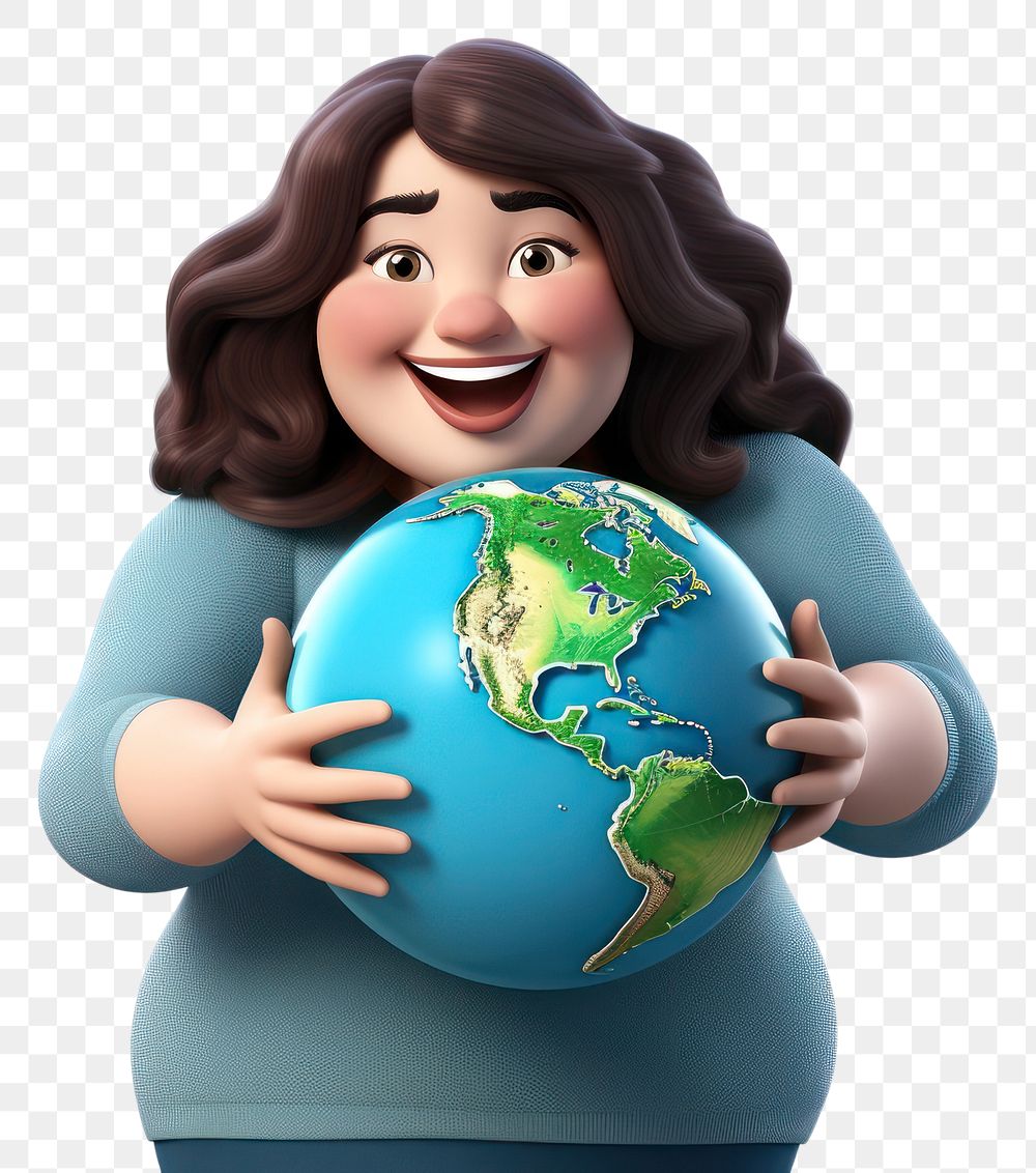 PNG Smiling holding cartoon planet. AI generated Image by rawpixel.