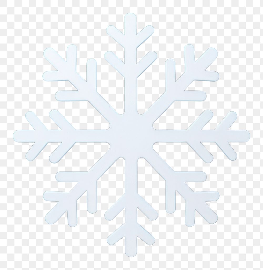PNG  Snowflake symbol decoration christmas. AI generated Image by rawpixel.
