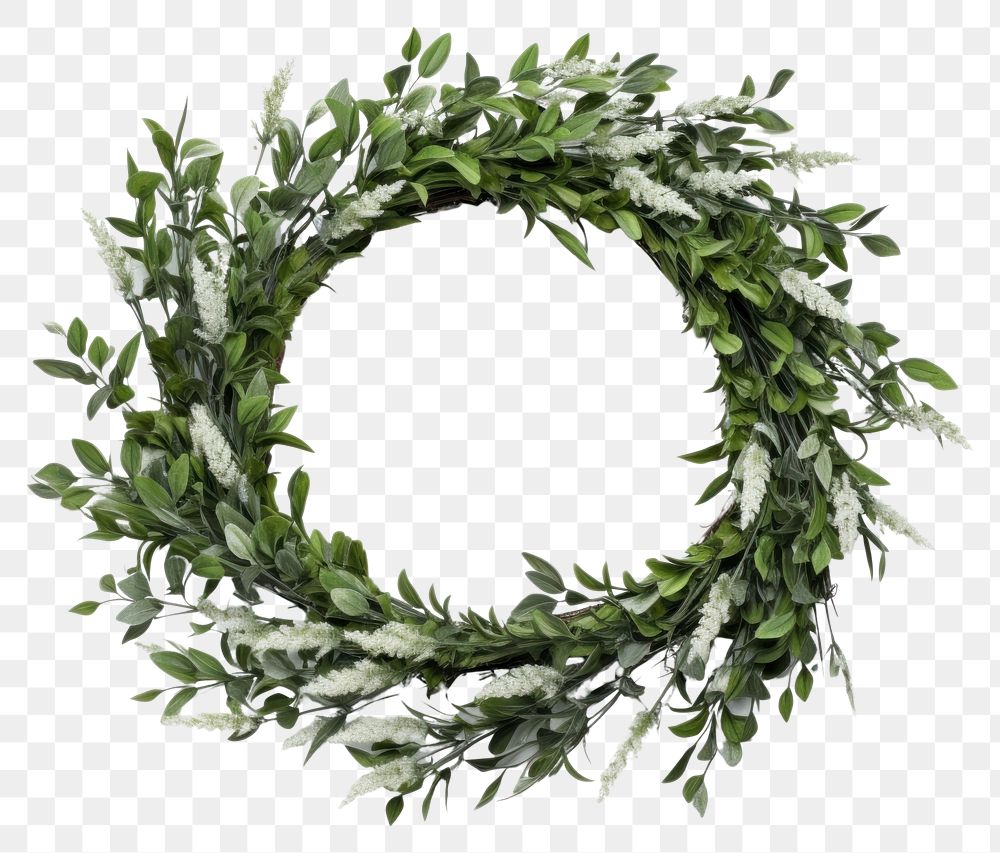 PNG Wreath plant leaf celebration