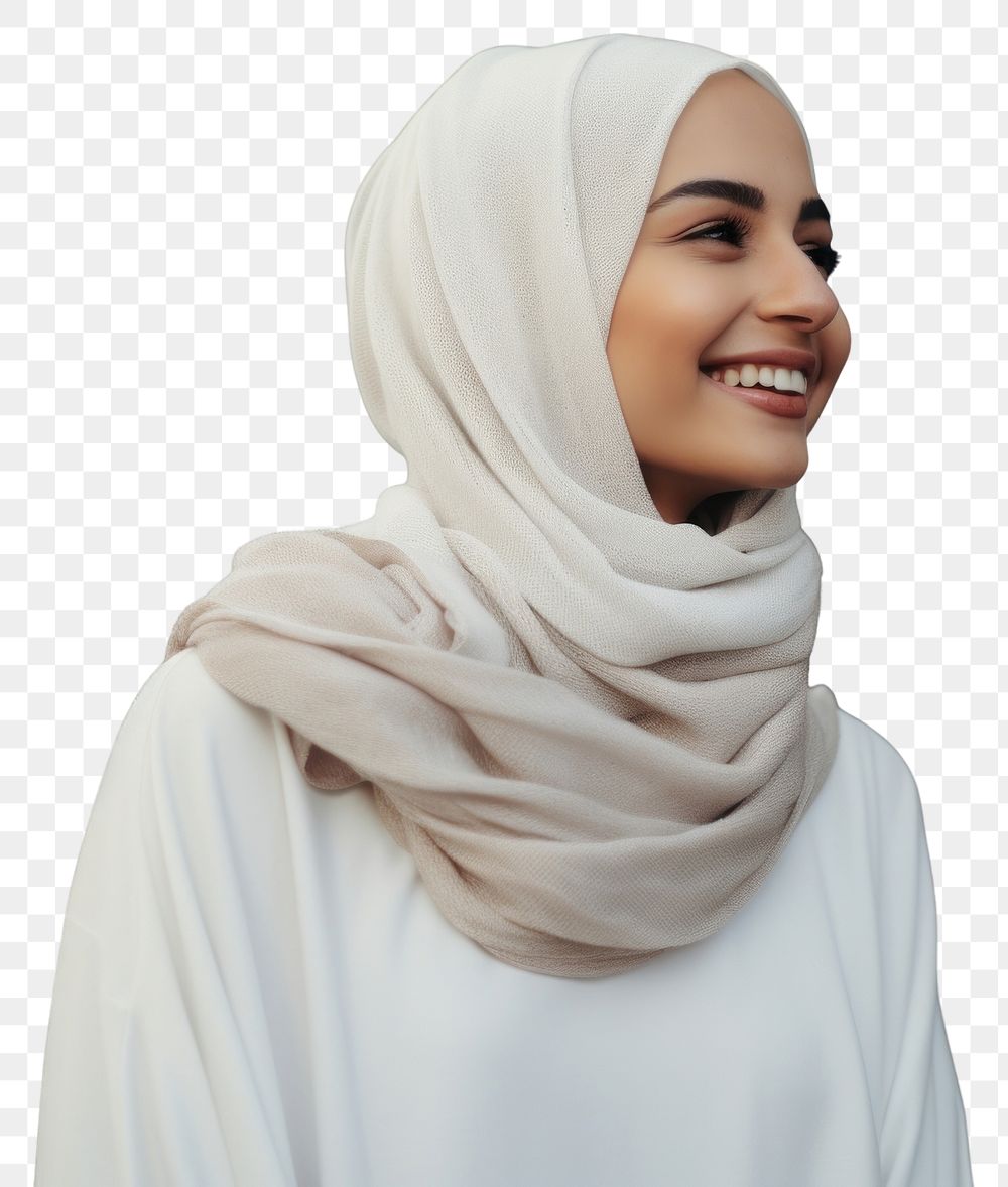 PNG Outdoors hijab scarf adult. AI generated Image by rawpixel.