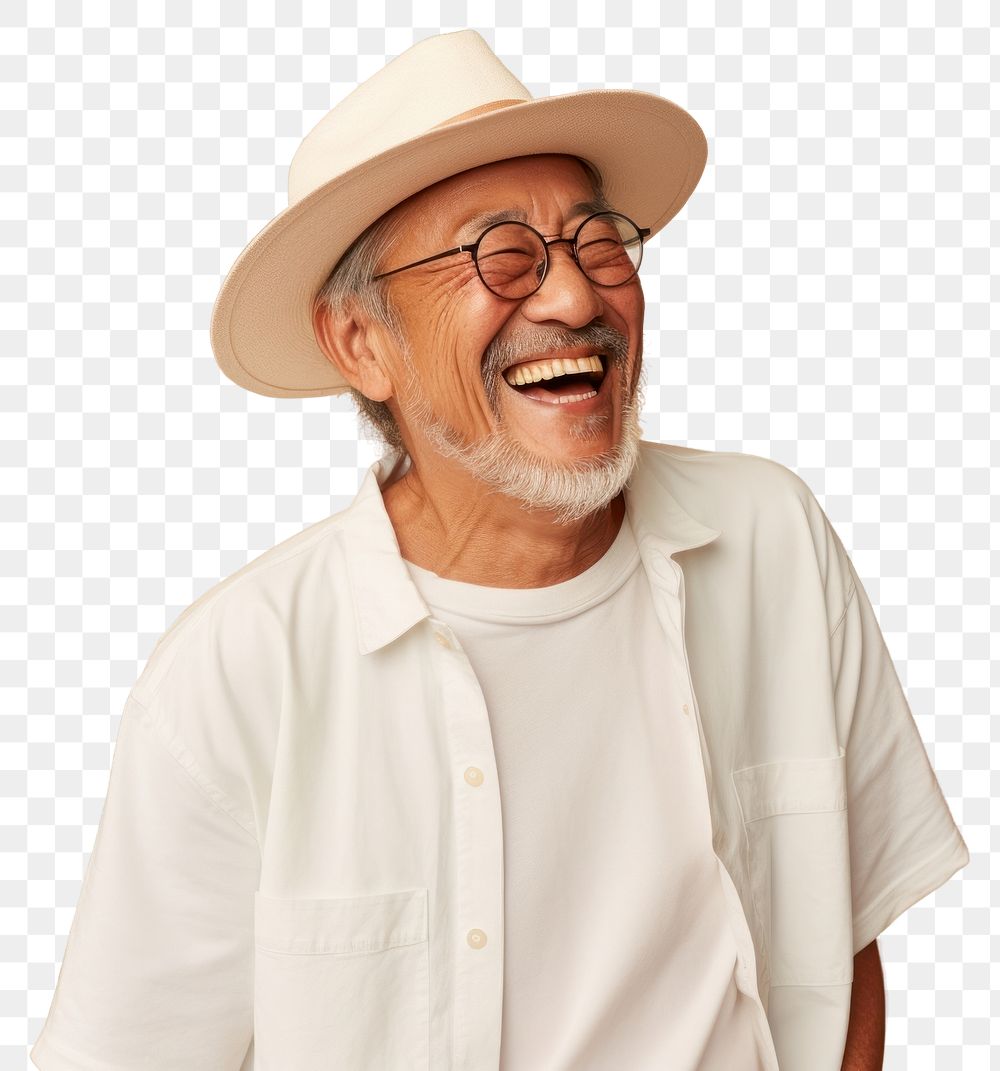 PNG Laughing glasses smiling adult. AI generated Image by rawpixel.