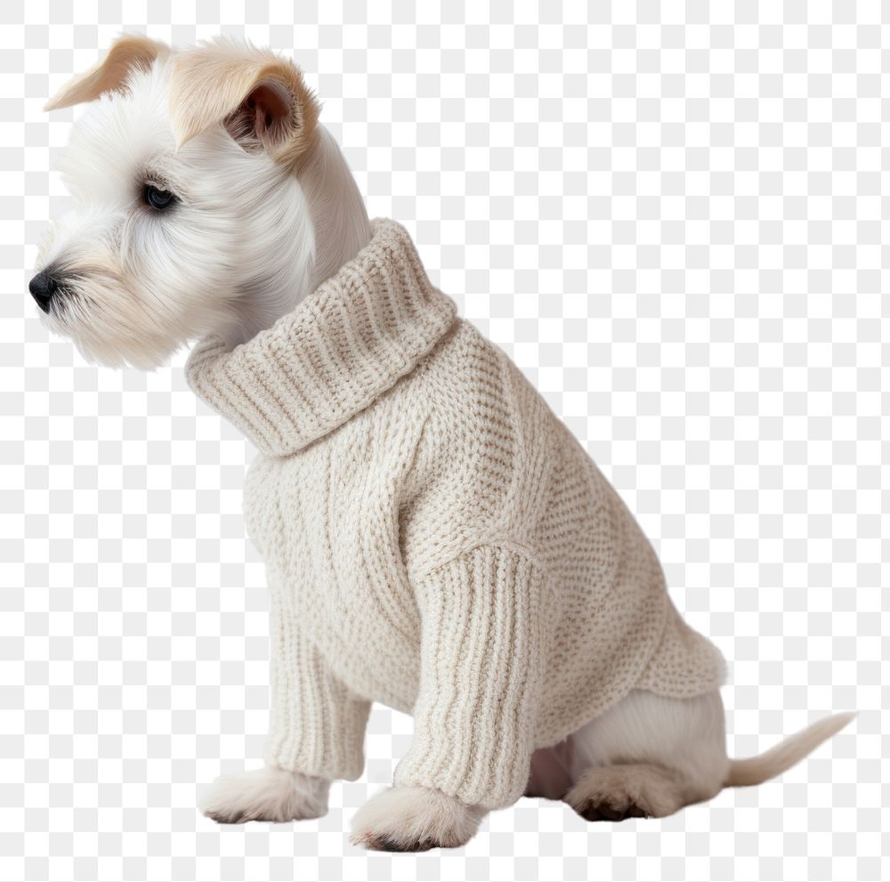 PNG Sweater puppy mammal animal. AI generated Image by rawpixel.