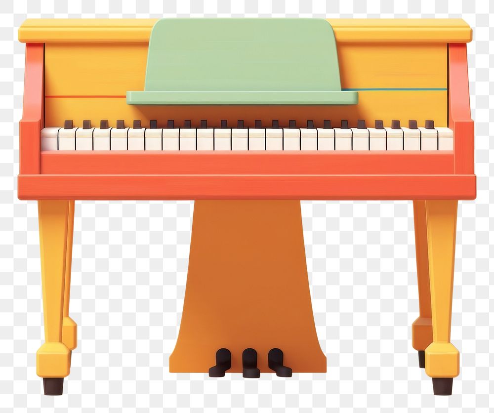 PNG Keyboard piano harpsichord furniture. AI generated Image by rawpixel.