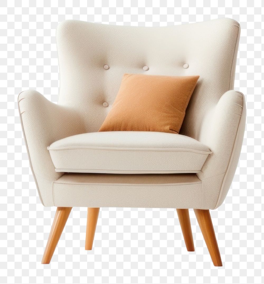 PNG Chair furniture armchair cozy. 