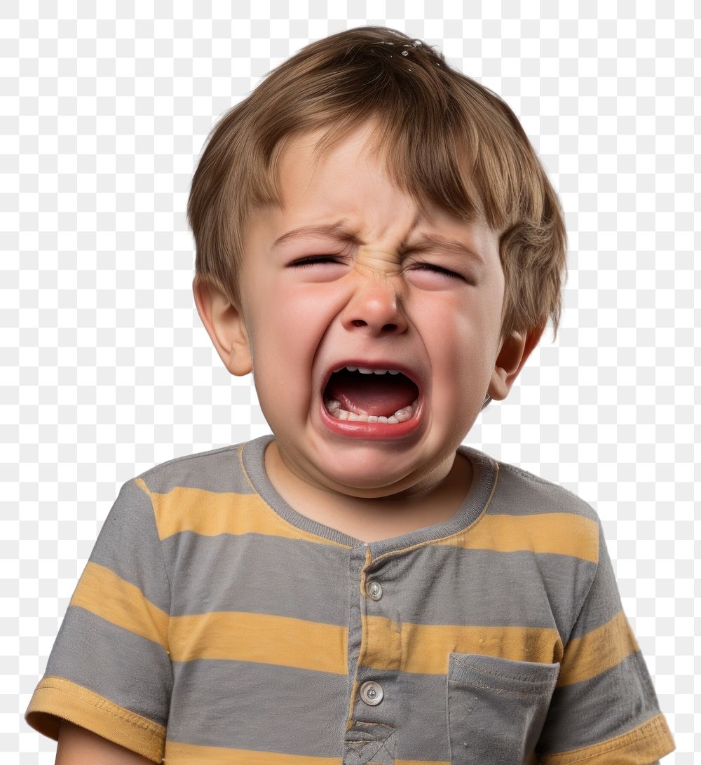 PNG Crying shouting baby frustration. AI generated Image by rawpixel.