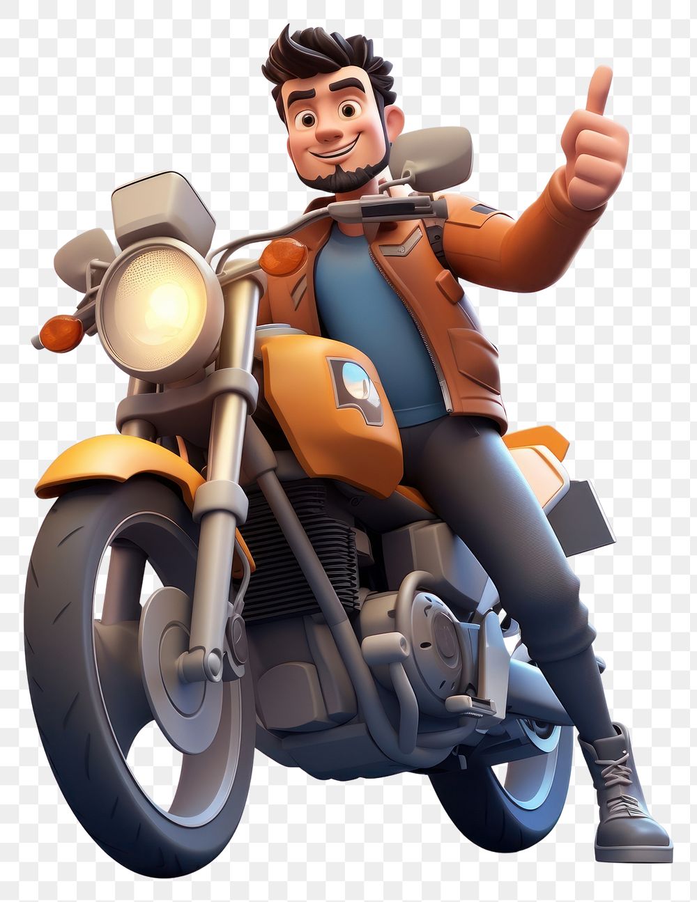 PNG Motorcycle vehicle adult man. AI generated Image by rawpixel.