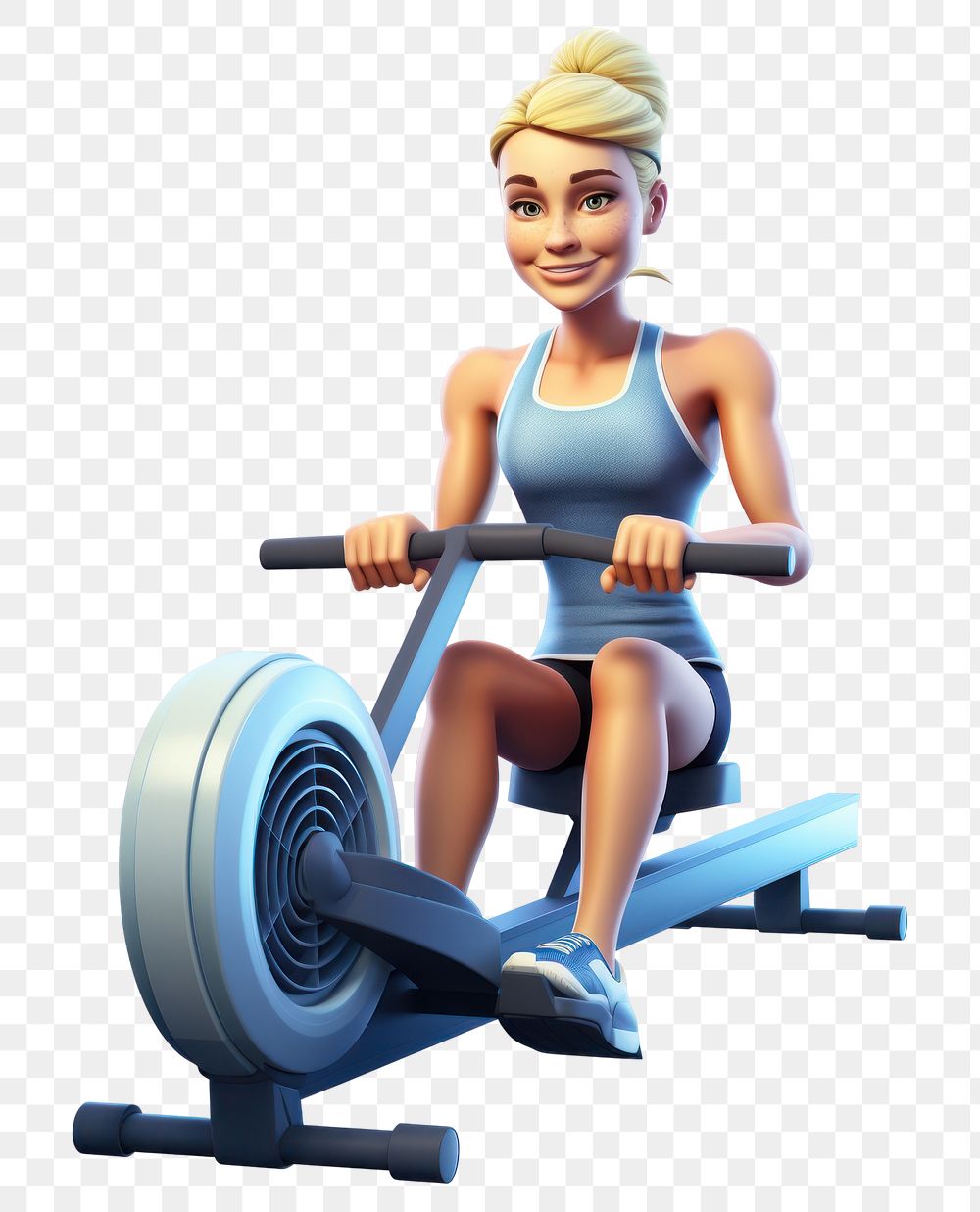 PNG Cartoon sports adult woman. AI generated Image by rawpixel.