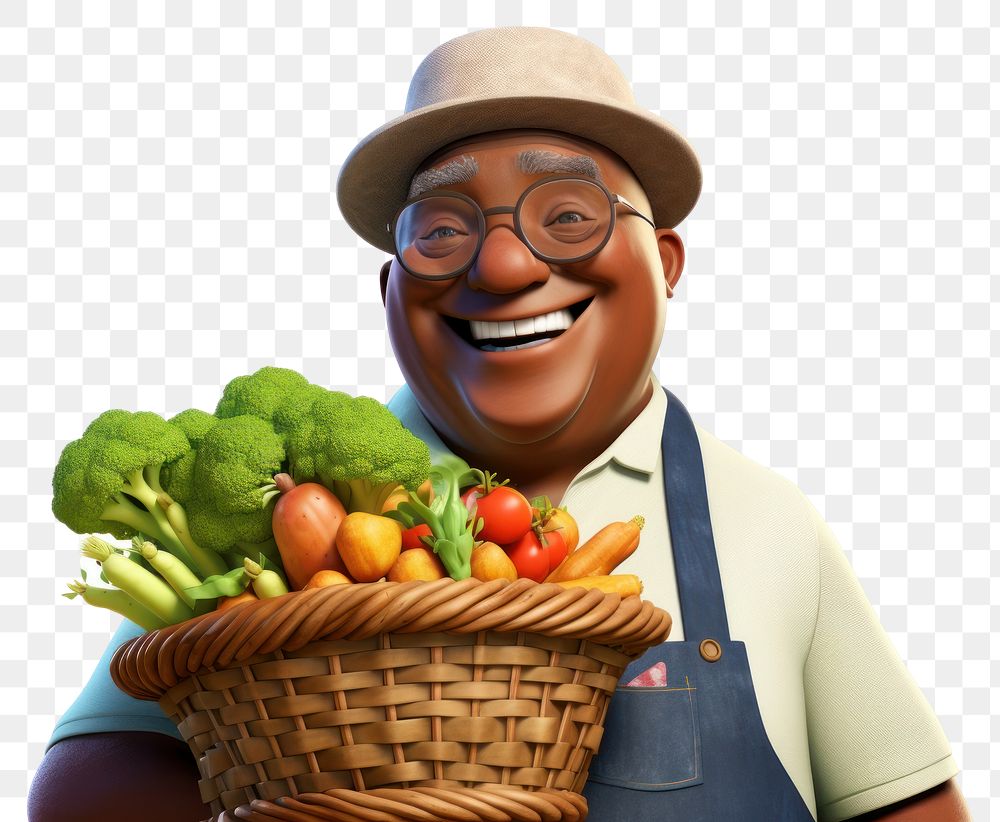 PNG Vegetable basket broccoli portrait. AI generated Image by rawpixel.
