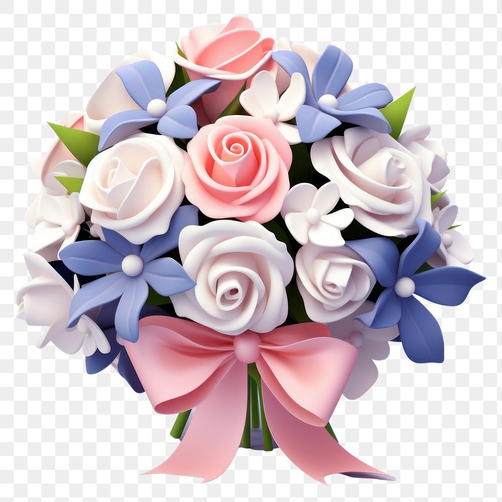 PNG Flower wedding plant rose. AI generated Image by rawpixel.