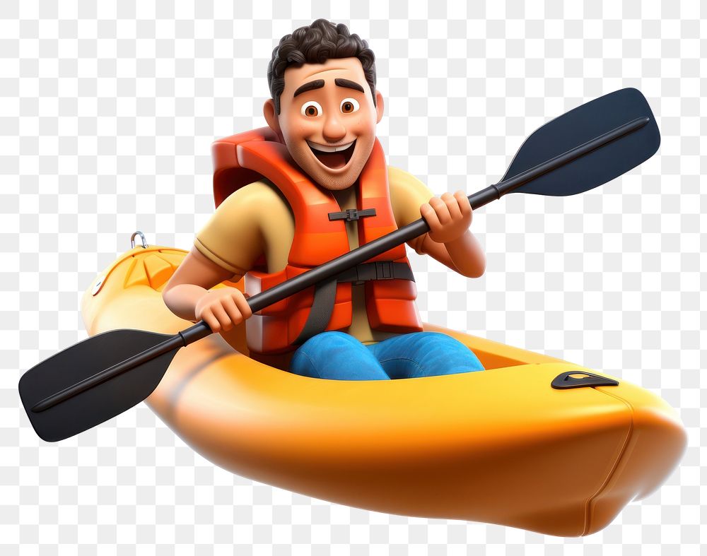 PNG Kayak lifejacket adventure vehicle. AI generated Image by rawpixel.